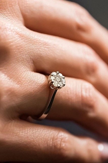 0.17 Karat Tasarım Pırlanta Yüzük (1)