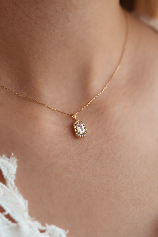 SEMİZ KUYUMCULUK - Baget Tektaş Altın Kolye