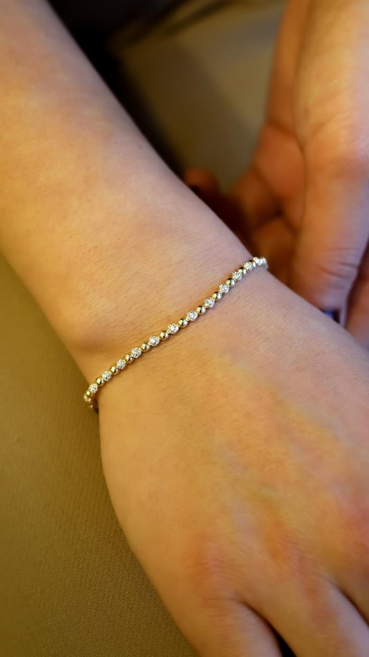 SEMİZ KUYUMCULUK - Su Yolu Burçak Altın Bileklik (1)