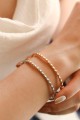 Yeni Burgu Rose Gold Altın Bilezik - Thumbnail