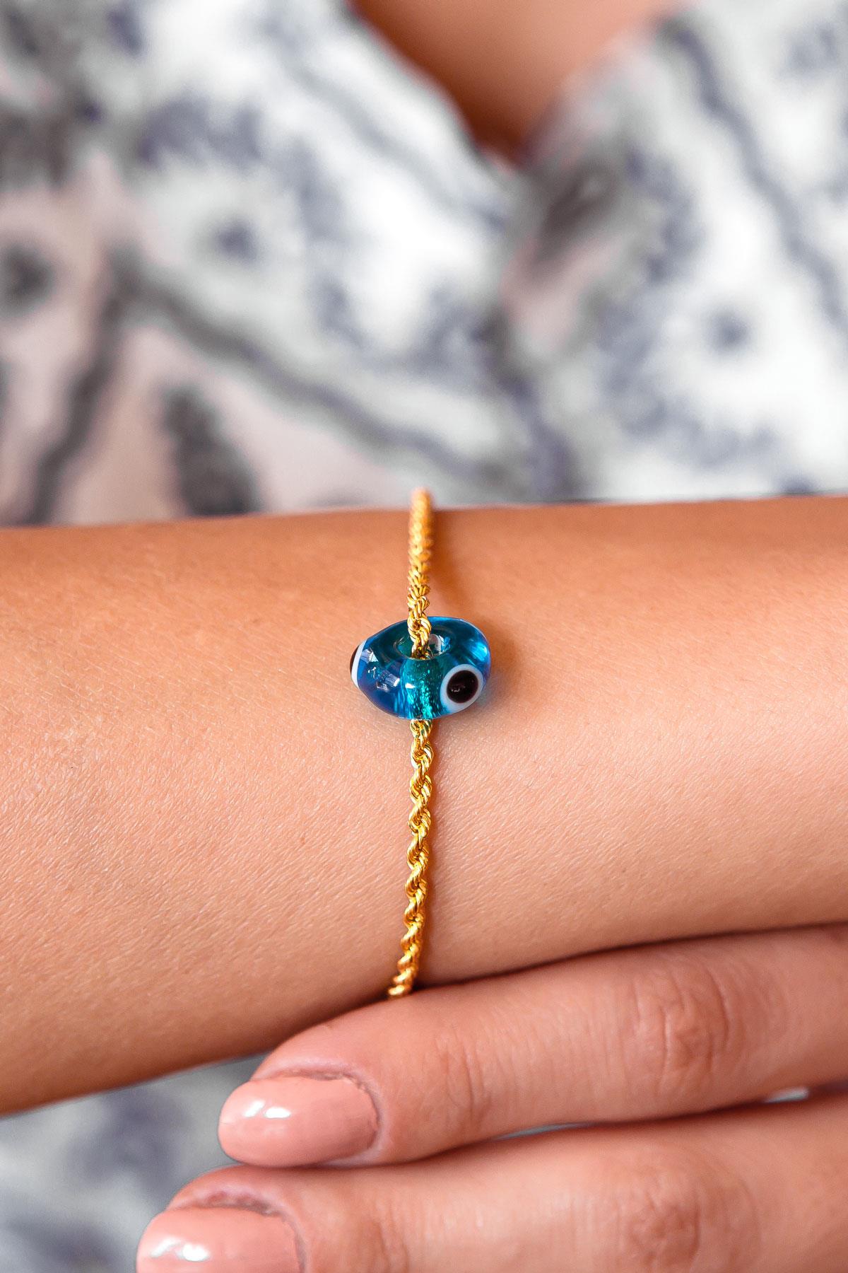 Zarif Halat Altın Bileklik Zarif Halat Altın Bileklik